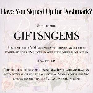 Sign up with our code: GIFTSNGEMS
